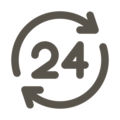 24-hour support icon